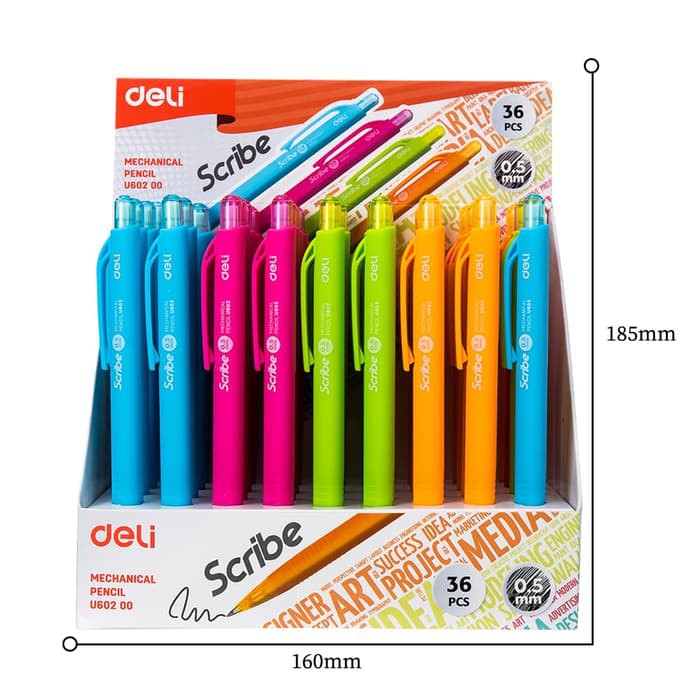 

MURAH DELI SCRIBE MECHANICAL PENCIL EU60200 - PENSIL MEKANIK ANAK-AN