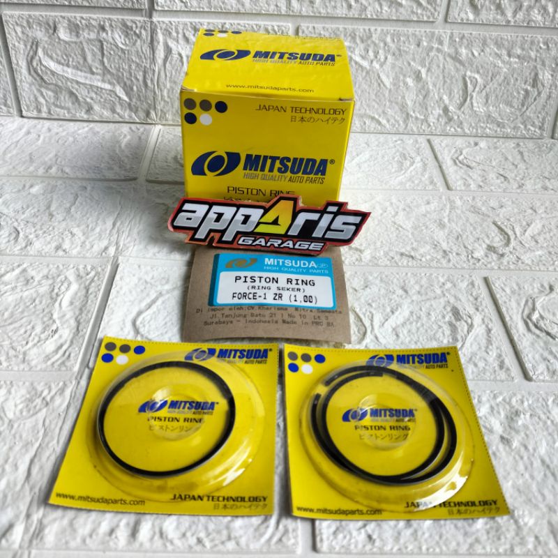 Ring Piston OS 100 Ring Seker Oversize 1,00 FIZR F1ZR FORCE Original Mitsuda