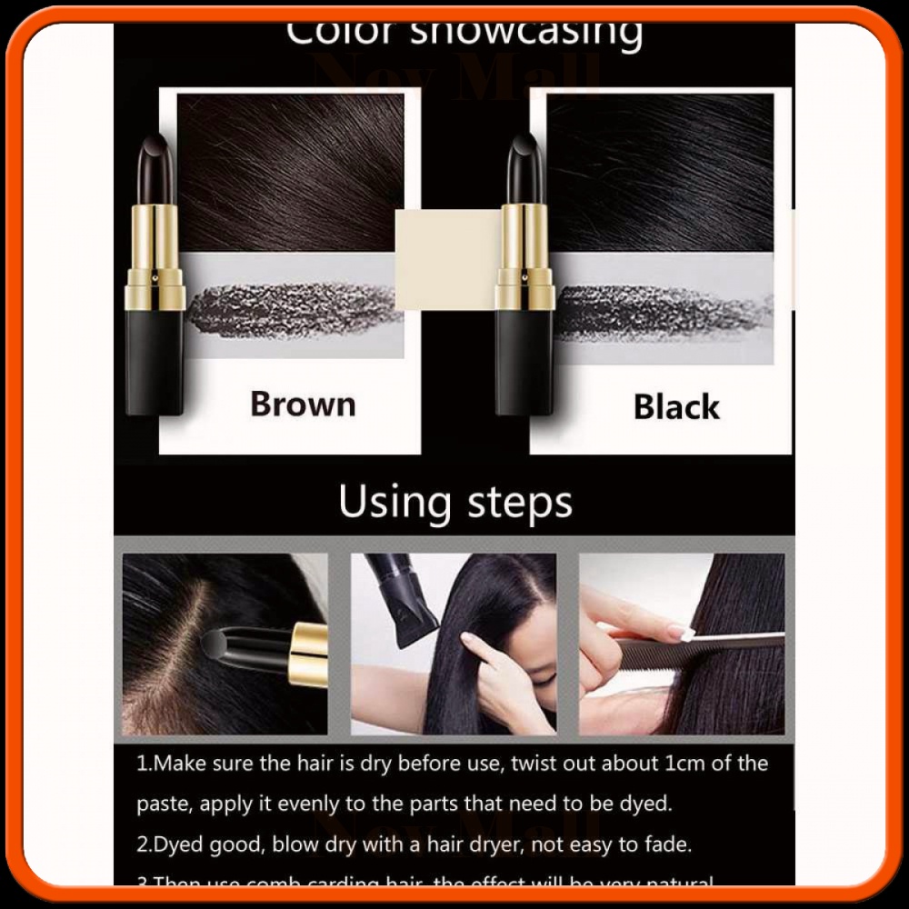 Lipstik Cat Rambut Uban Penghitam Hair Dye Pen - 20180087