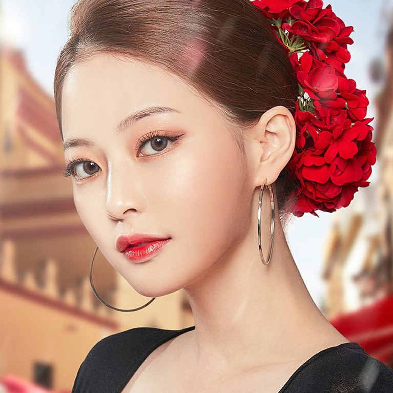 Softlens O-Lens Princess Spanish Warna Gray Grey Brown Olive Green Soft lens Warna Minus Murah Mata