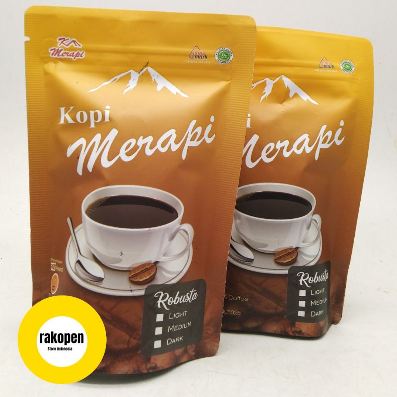 

Kopi Merapi Robusta Asli Dari Kota Jogja kopi hitam kopi harum Medium