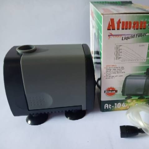 ATMAN AT 104 Mesin Pompa Filter Aquarium Kolam Power Head Submersible Pump