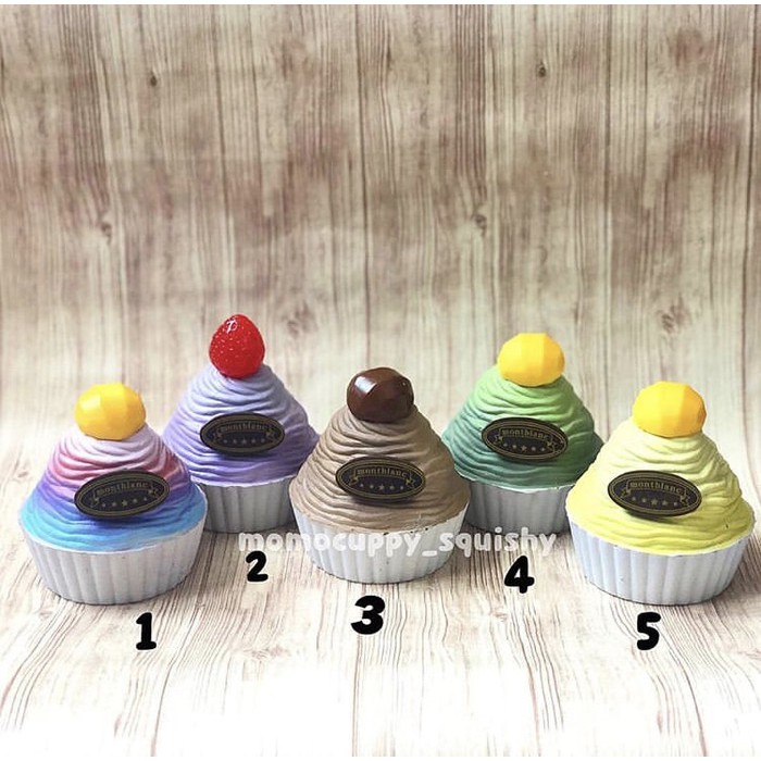 Squishy licensed mini mont blanc cake ORIGINAL JAPAN