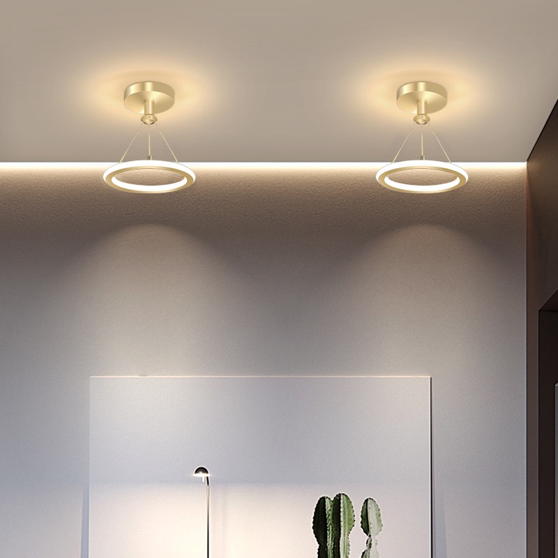 Lampu Plafon 3 Warna LED Ceiling Lamp Sederhana Modern Lorong Koridor Ruang Tamu Balkon Lampu Gantung