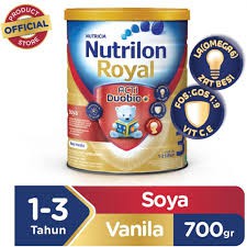 Susu Nutrilon Royal Acti Duobio "SOYA" 3 Vanilla-susu Nutrilon Royal 3 Vanilla 700 gr