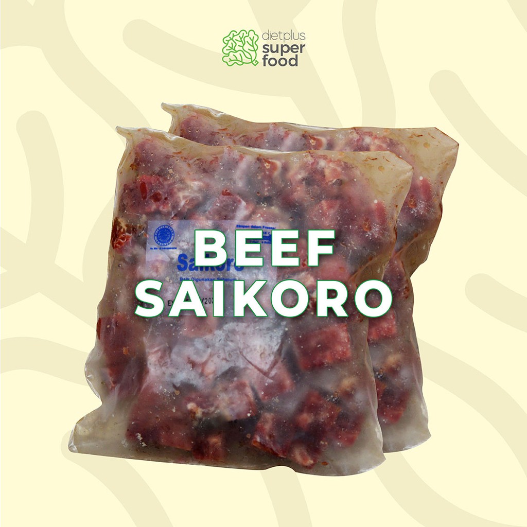 

Beef Saikoro Meltique 500 gr / 0.5 kg Dietplus Superfood