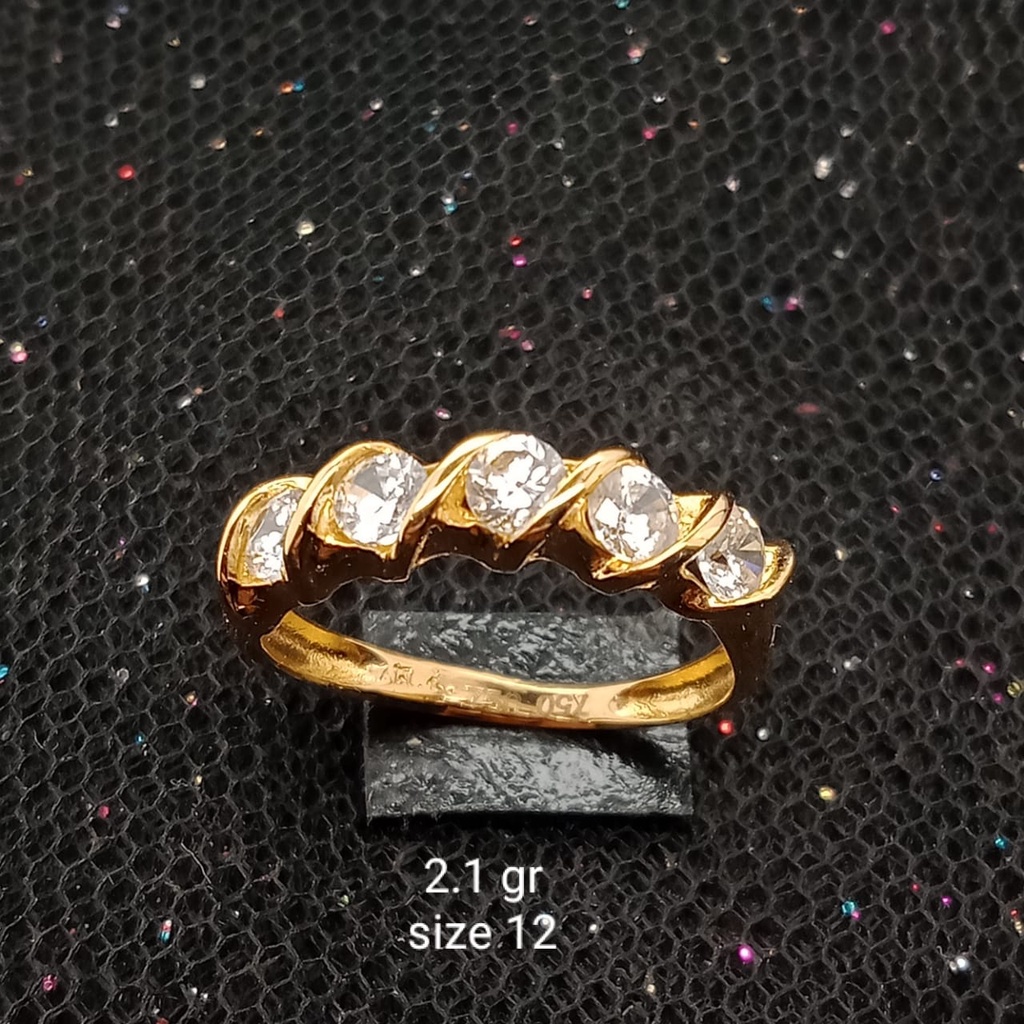 Cincin Emas 17K - 2.1 gr Kadar 750 - 284