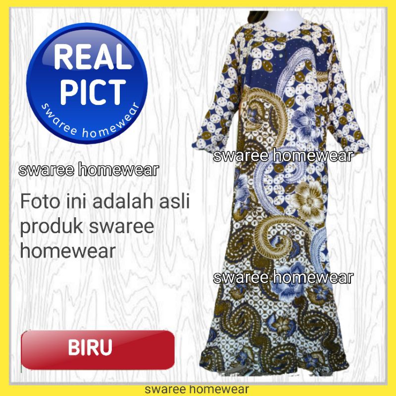 Baju Wanita Kekinian Menyusui Long Dress Remaja Cewek Dewasa Pakaian Perempuan Hamil Bumil Busui Friendly Bahan Rayon Murah Harga Grosir Ukuran LD 100 Cm Lengan Panjang Tidur Santai Kancing Warna Motif Batik Modern Terbaru Terlaris Bisa COD Gratis Ongkir