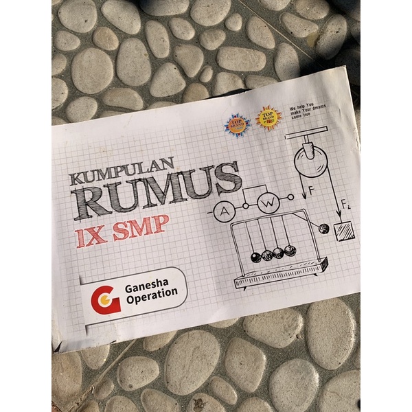 preloved buku (buku bekas) kumpulan rumus GO kelas 9 smp