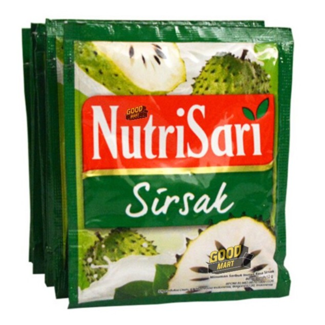 

Nutrisari - Minuman Sachet Rasa Sirsak - 10pcs x 14gr