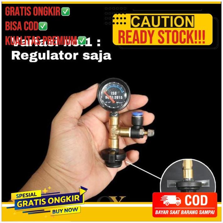 Tabung Co2 Alumunium Diy Cisodragul Fullset | Tabung Co2 Aquascape