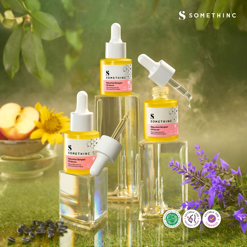 Somethinc Bakuchiol Skinpair Serum Wajah Skincare Pengilang Jerawat Penghasil Kolagen Anti Aging