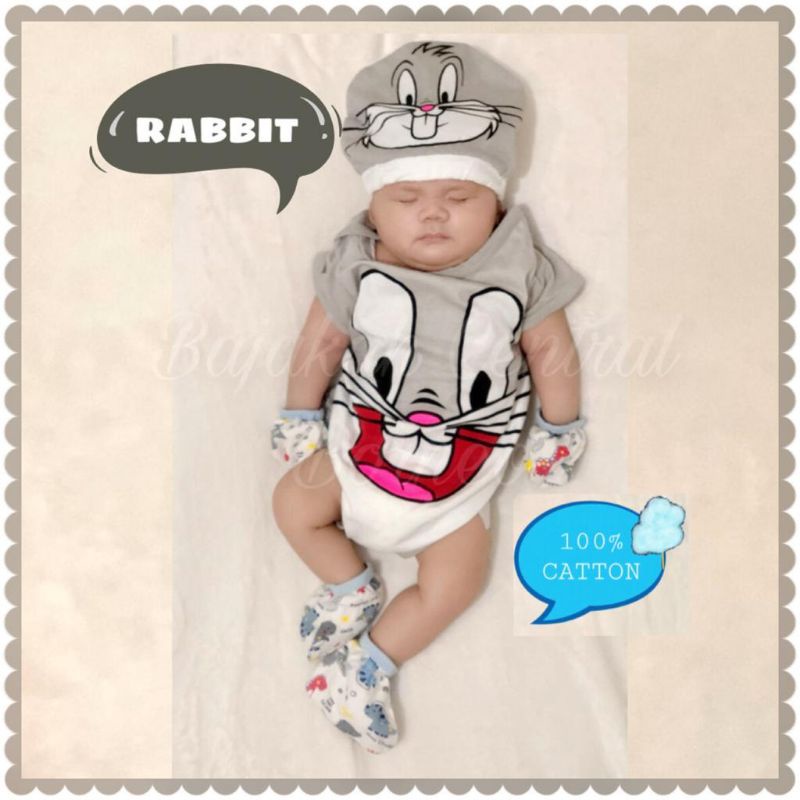 TERLARIS !!! JUMPSUIT KARAKTER BABY / BAJU BAYI / BAJU BABY / JUMPER BAYI / KOSTUM BAYI TERMURAH !