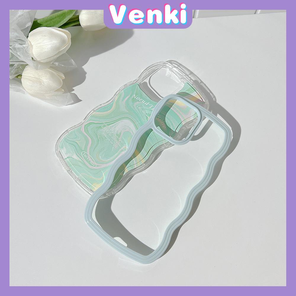 iPhone Case Candy Color Wave 2-in-1 Silicone Soft Case Airbag Shockproof Protection Camera BlueWater Ripple Compatible For iPhone 11 Pro Max 13 Pro Max 12 Pro Max 7Plus xr XS Max