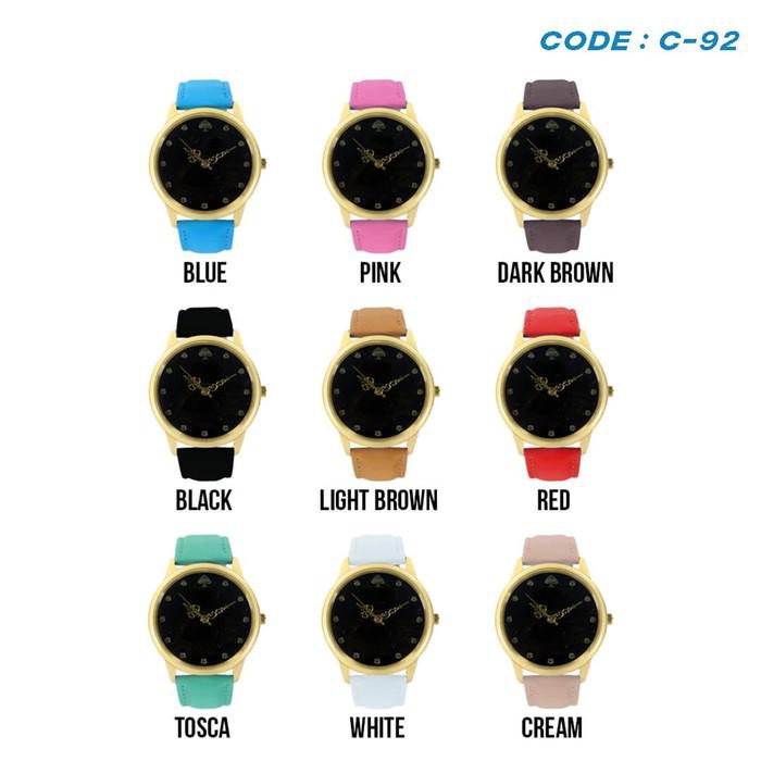 NEW GENERIC WATCHES JAM TANGAN ANALOG FASHIONABLE WANITA C-92