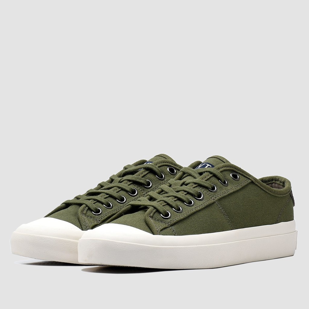 Sepatu Brodo Vintage V2 Low (Mocha/Navy/Fullblack/Teracota/Natural White/Black White/Camel/Olive)-Olive
