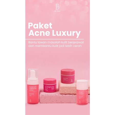 BG SKIN PAKET ACNE LUXURY | Beauty Glow Skincare | SKINCARE BPOM HALAL | SKINCARE BUMIL BUSUI