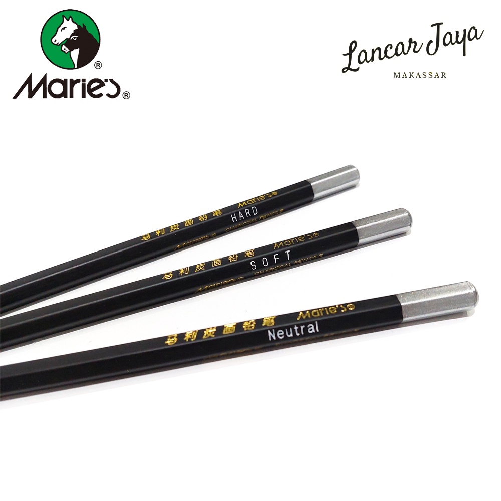 

[ 1 PCS ] Charcoal Pencil Pensil Arang Sketsa Maries Series C7300