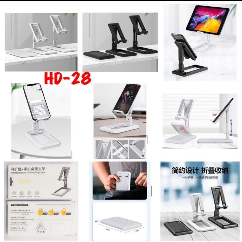 Holder Hp Lipat Universal HD-28 Holder Tab Folding Table Stand