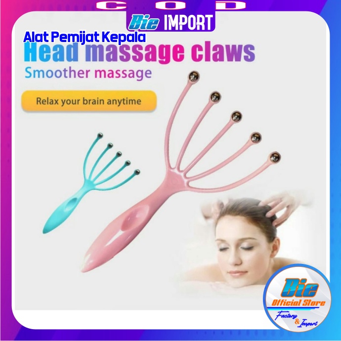 Alat Pemijat Kepala Simple Portable Impor Best Seller