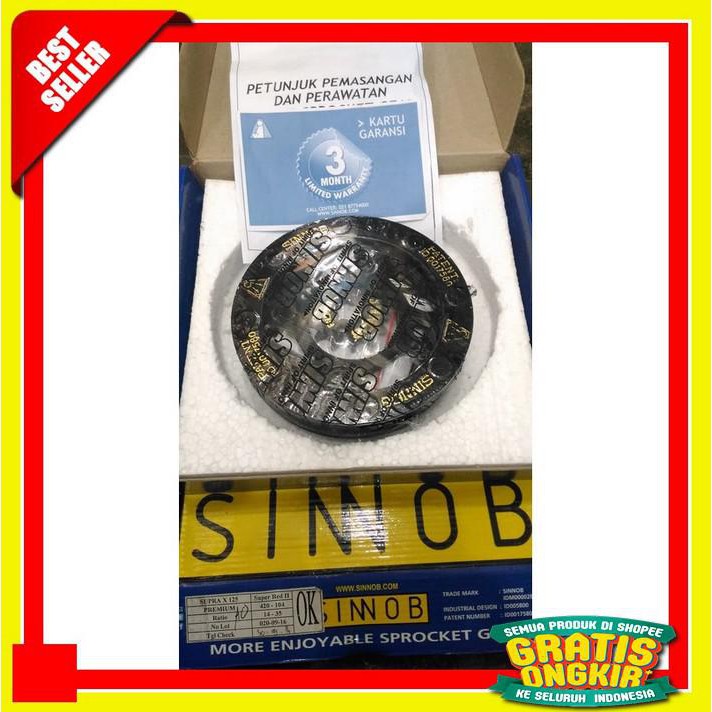 DISKON GEAR SINNOB SUPRA X 125/KHARISMA