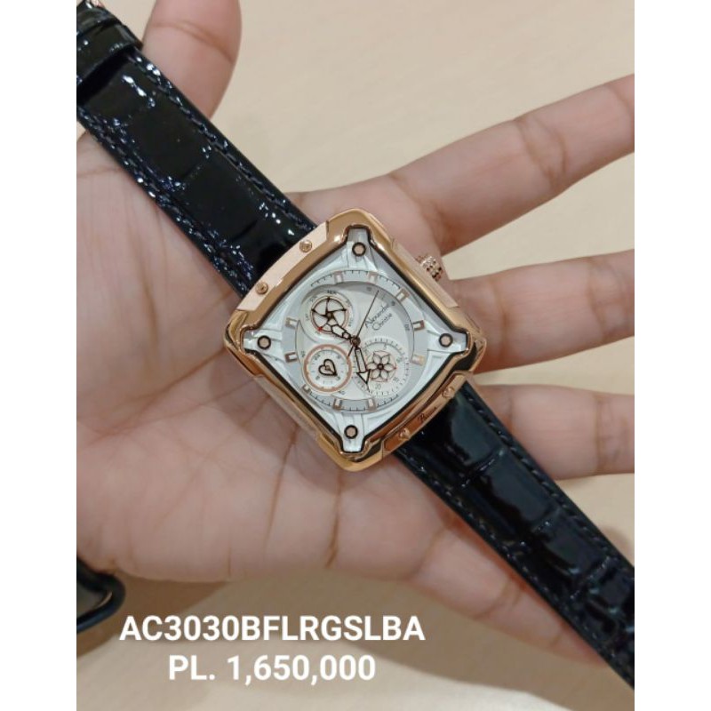 JAM WANITA JAM ALEXANDRE CHRISTIE AC 3030 BLACK II ORIGINAL