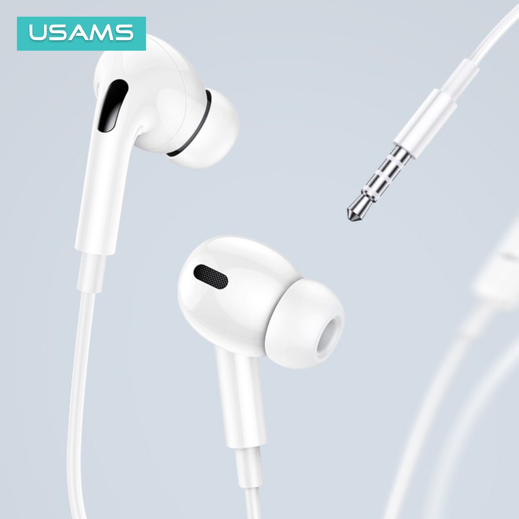 USAMS EP41 Headset Earphone With Mic Jack Audio 3.5mm