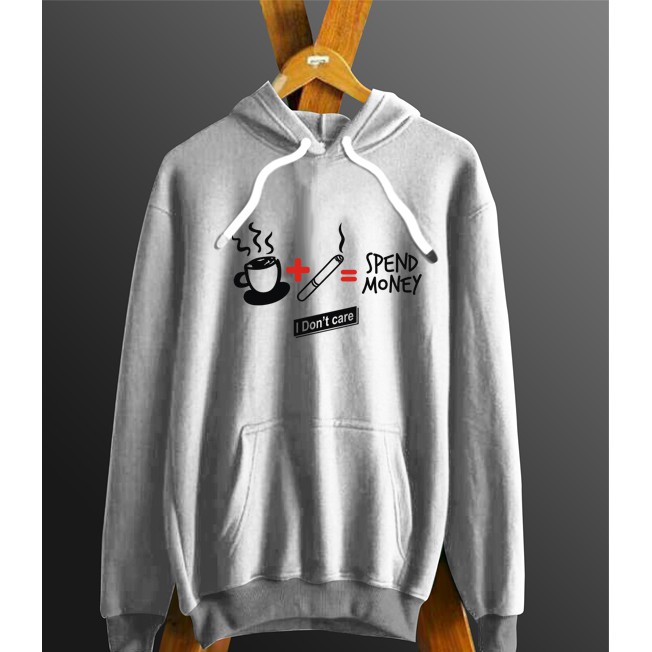 FF SWEATER HOODIE DISTRO DIGITAL SABLON BERKUALITAS BISA UNISEX KOPI ROKOK