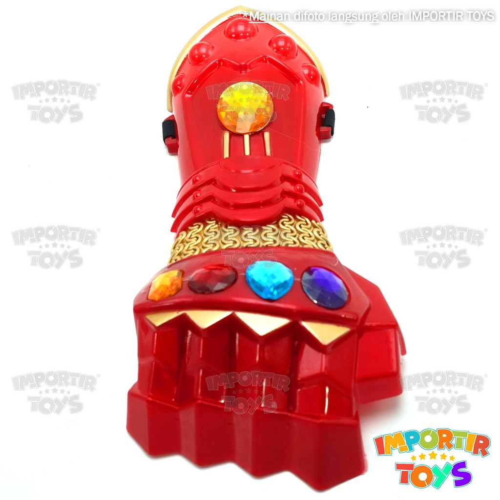 Sarung Tangan IRON MAN INFINITY WAR Gauntlet AVENGERS (IMPORTIR TOYS QUALITY)