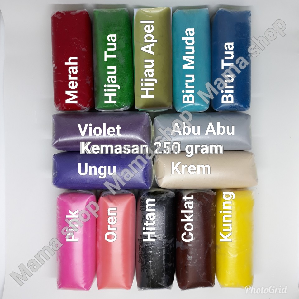 

Fondant Warna Merk Fondx Sugar icing Gum Paste Hiasan Bahan Kue Ultah