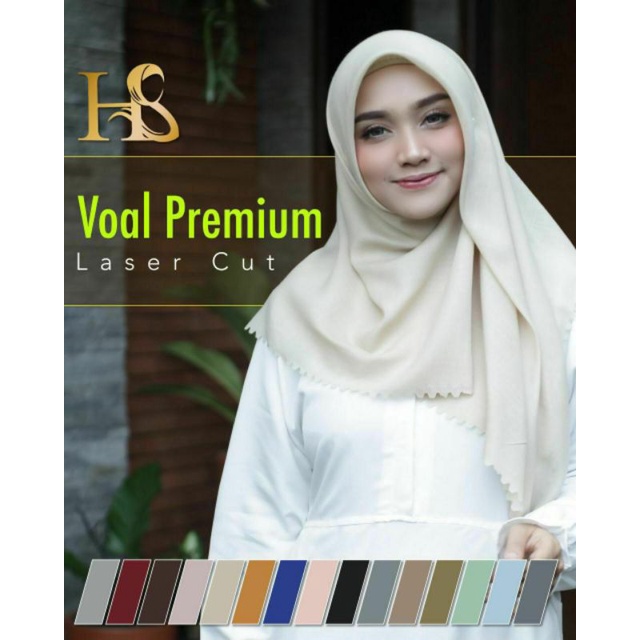 COD TERMURAH - HIJAB SEGI4 HS VOAL LASER ORI HUSNA SCRAF | JILBAB SEGI4 HS VOAL LASER ORI HUSNA SCRA