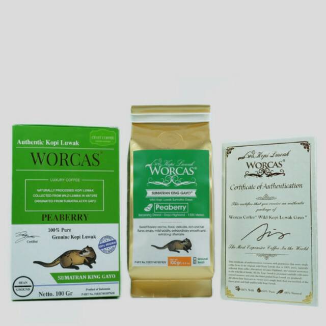 

Kopi Luwak Jantan Gayo 100gram box