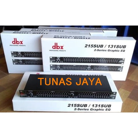 Equalizer DBX215SUB /131 Output Sub Grade A 215/131 SUB DUS PUTIH DBX 215SUB