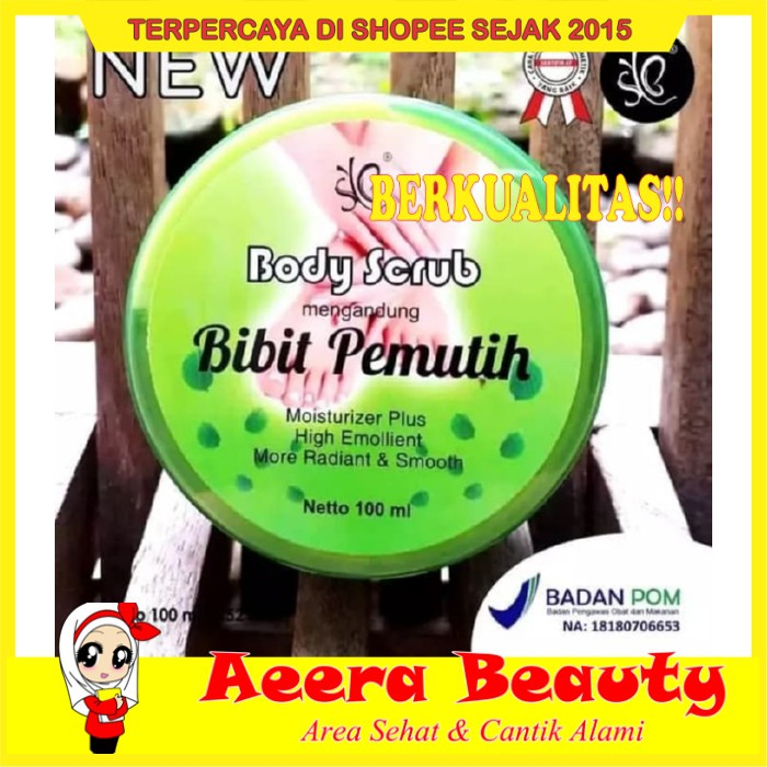 GRATIS ONGKIR SYB Body Scrub Bibit Pemutih Bpom / Lulur Pemutih Badan AK0386