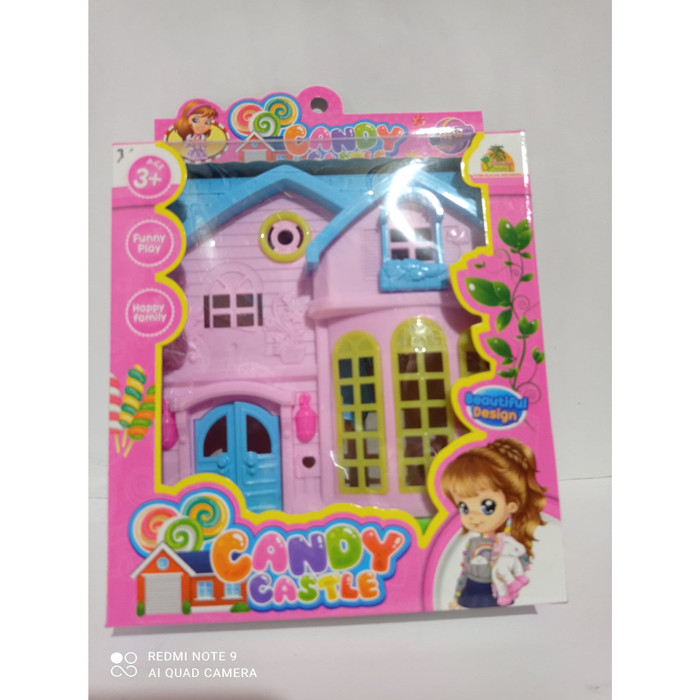 Mainan miniatur Villa lucu - Candy Castle / Mainan Anak Putri Castle