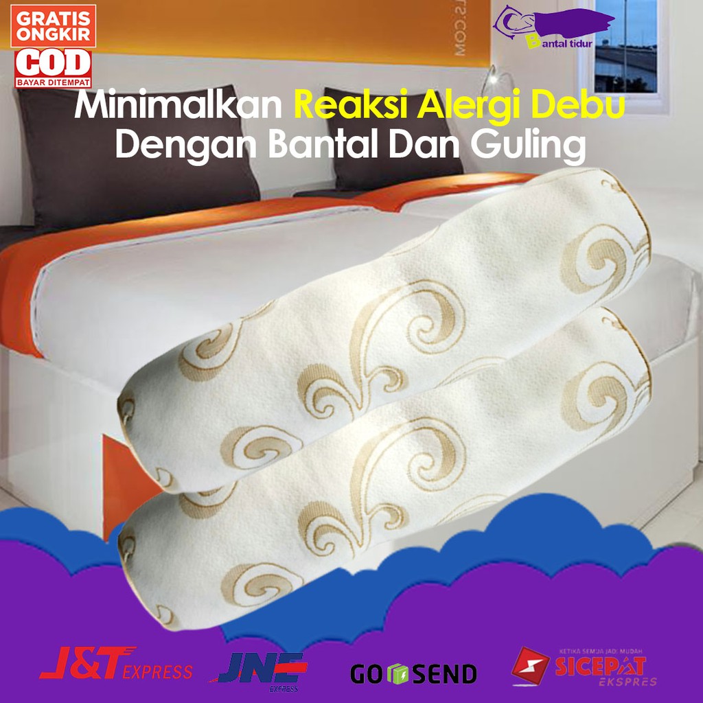 GULING PANJANG DEWASA DIFFA MOTIF GOLD GULING SILIKON JUMBO BESAR HOTEL PREMIUM