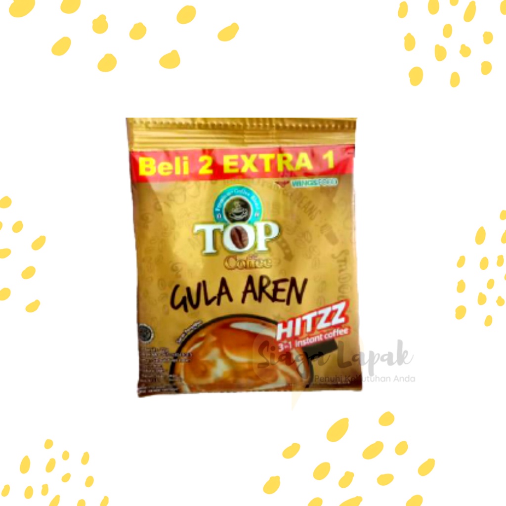 Kopi Top Gula Aren Sachet 22gr - beli 2 gratis 1