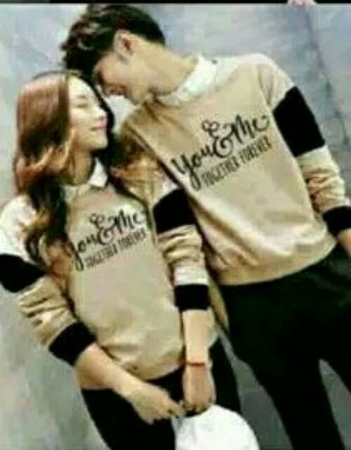 Sweater Couple / Sweater Pasangan / Baju Couple / Baju Pasangan You &amp; Me