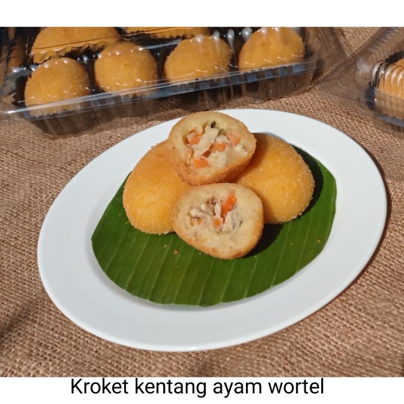 

Kroket Kentang Isi Ayam Wortel