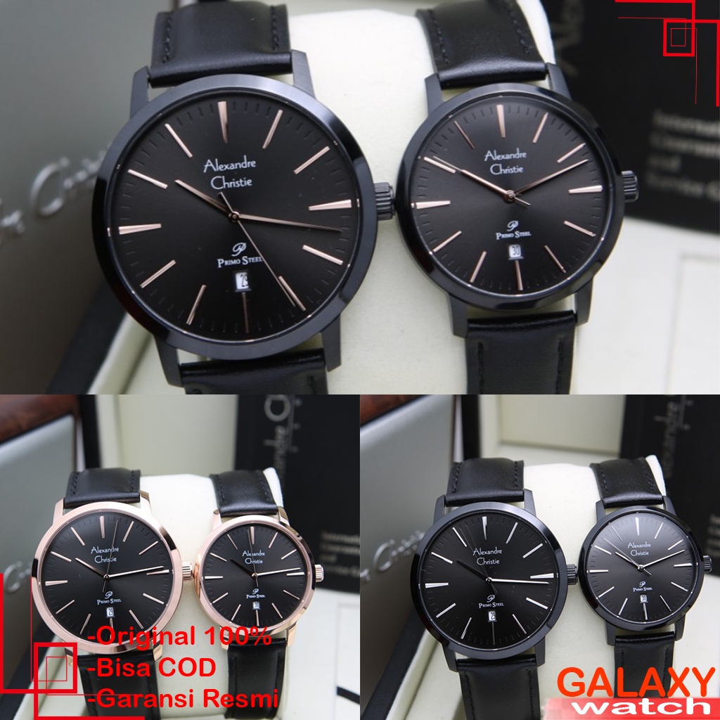 ALEXANDER CHRISTIE COUPLE ORIGINAL JAM TANGAN ALEXANDRE CHRISTIE COUPLE JAM ALEXANDER CRISTIE AC 102