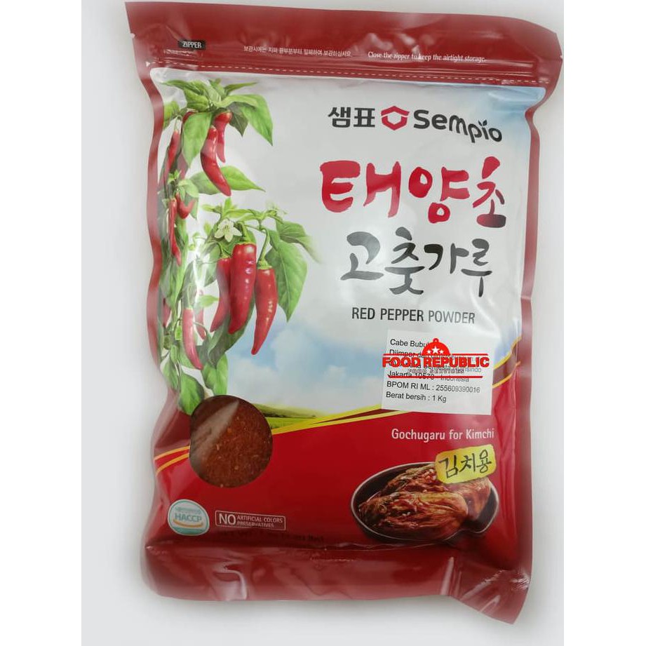 

BERKUALITAS! Gochugaru Kasar Korea REPACK 500 GR / Bubuk Cabe Korea Sempio Kimchi