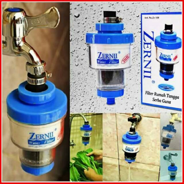 Alat Penjernih Air Zernii Water Filter Saringan Air Filter Air Saringan Kran Air Penyaring Air