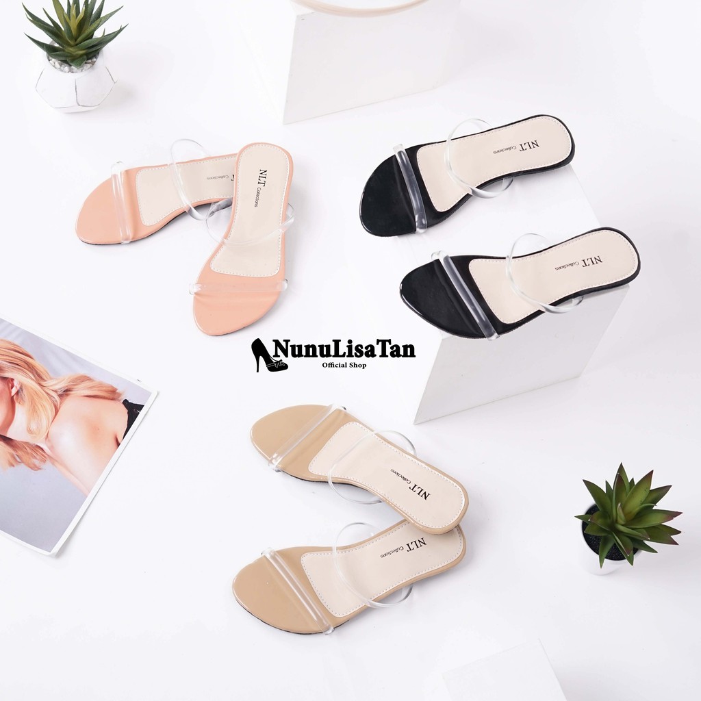 NunuLisaTan KIARA - Sandal Sendal Cantik Lucu Jelly Korea