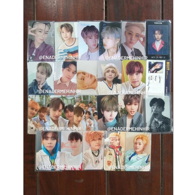 PC NCT Wayv Superm superone Renjun ar selca sumvac holo lenti reso agent ac Yangyang jewel universe 