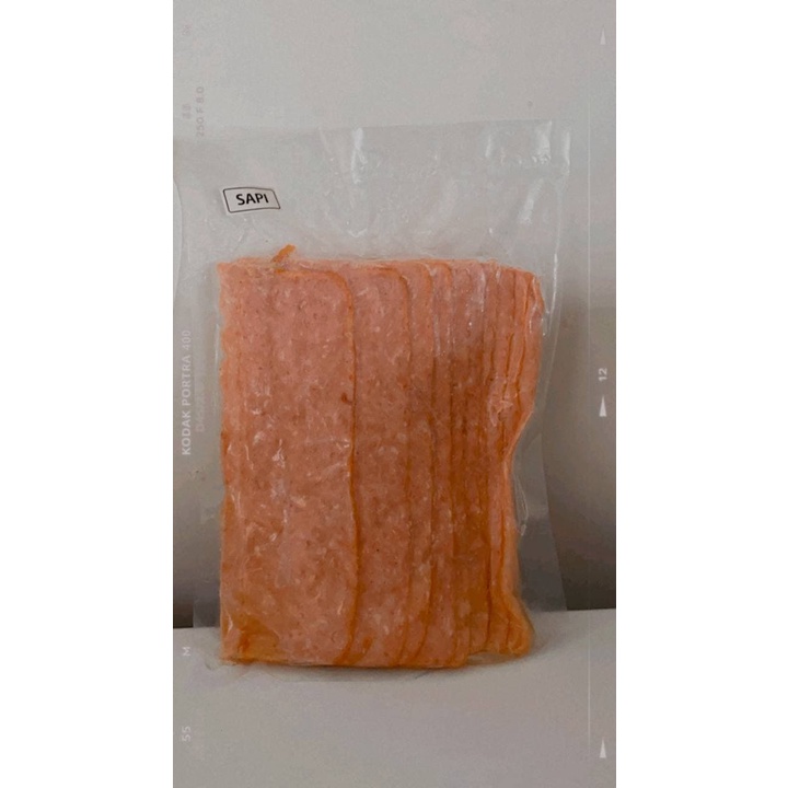 

TERMURAH BACON SAPI Sliced - 500 GRAM HALAL