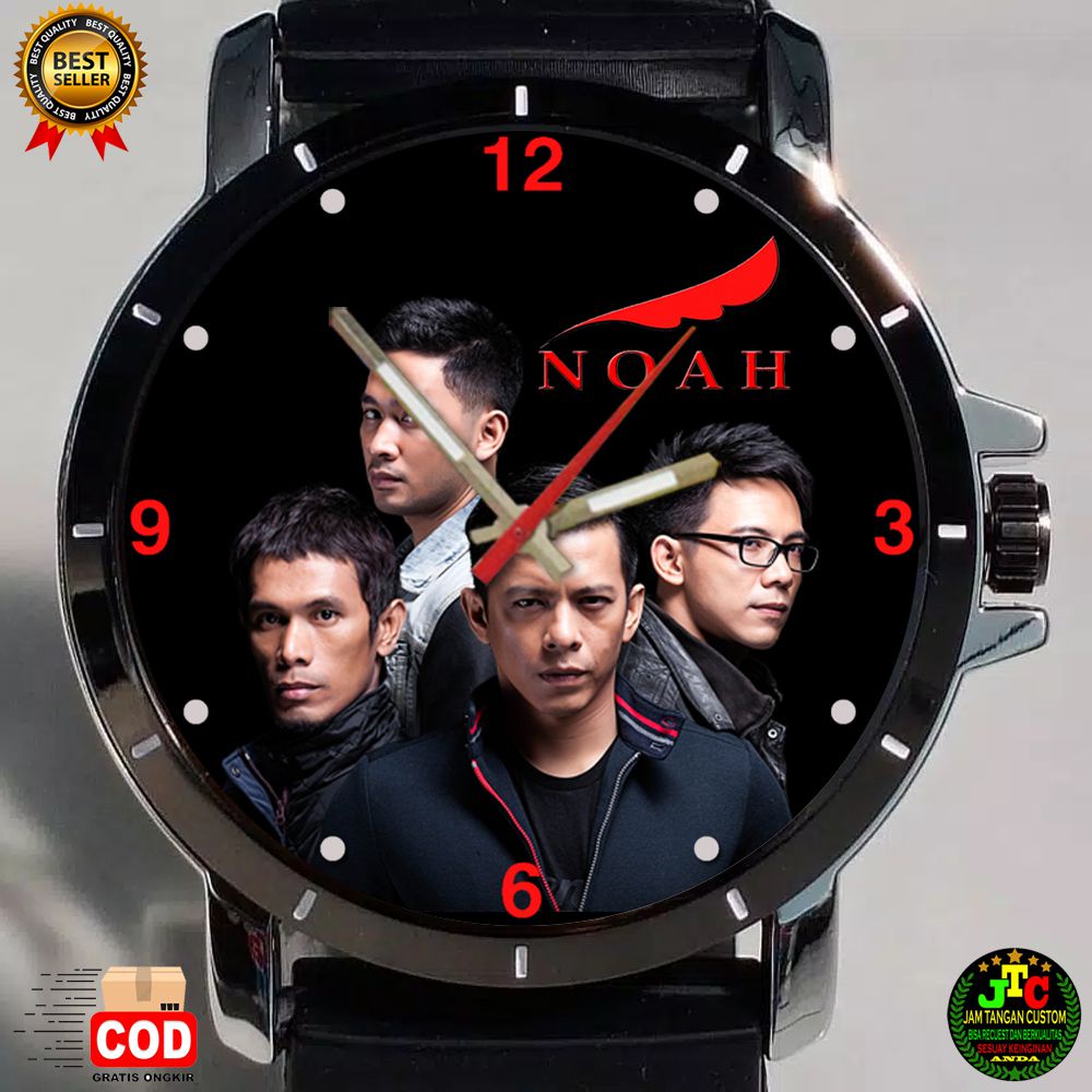 Peterpan Ariel Noah Jam Tangan Pria  Logo Request Termurah Free Box
