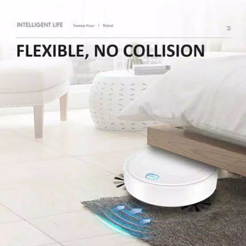 Robot Vacuum Cleaner  Smart Vacuum Robot Pembersih Lantai
