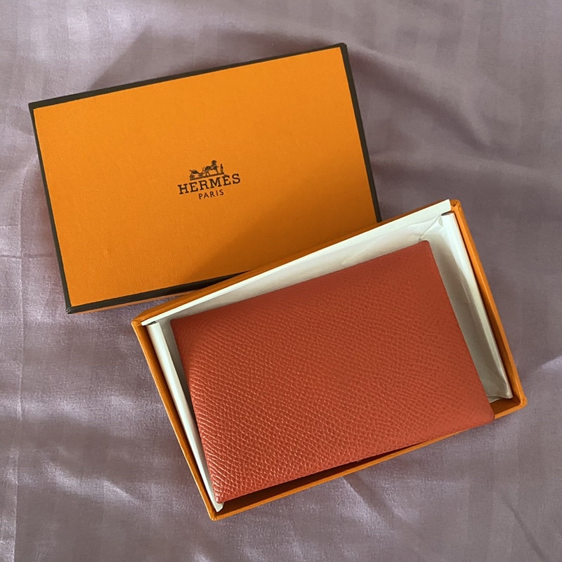 hermess calvi wallet dompet card holder mm luxe