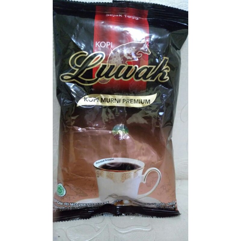 KOPI LUWAK HITAM PREMIUM 120 GRAM / KOPI LUWAK / KOPI HITAM / ROBUSTA / ARABIKA / KOPI MURNI