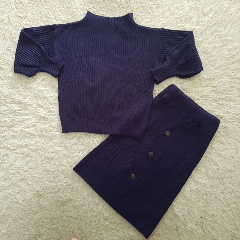 Setelan Bayi Adel knit rok